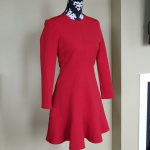 Zara red dress
